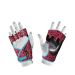 CHIBA GLOVES - 40936 LADY MOTIVATION GLOVES - BLACK/PINK/TURQUOISE