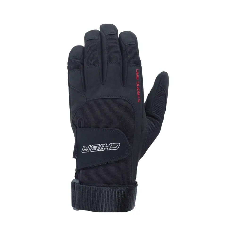 CHIBA GLOVES - 44102 STRONGMAN GRIPPER - BLACK
