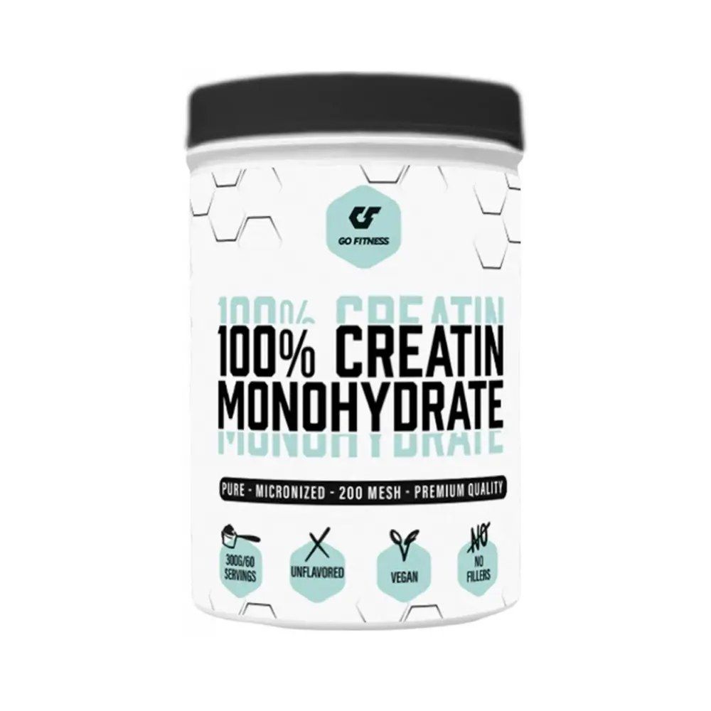 GO FITNESS - 100% CREATIN MONOHYDRATE - ÍZESÍTETLEN - 300 G