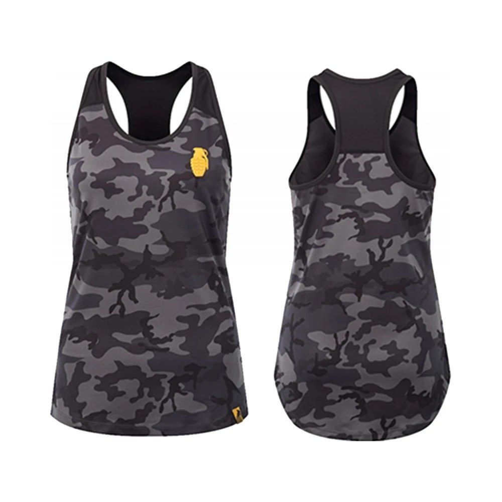 GRENADE - WOMENS TANK - CAMO/BLACK
