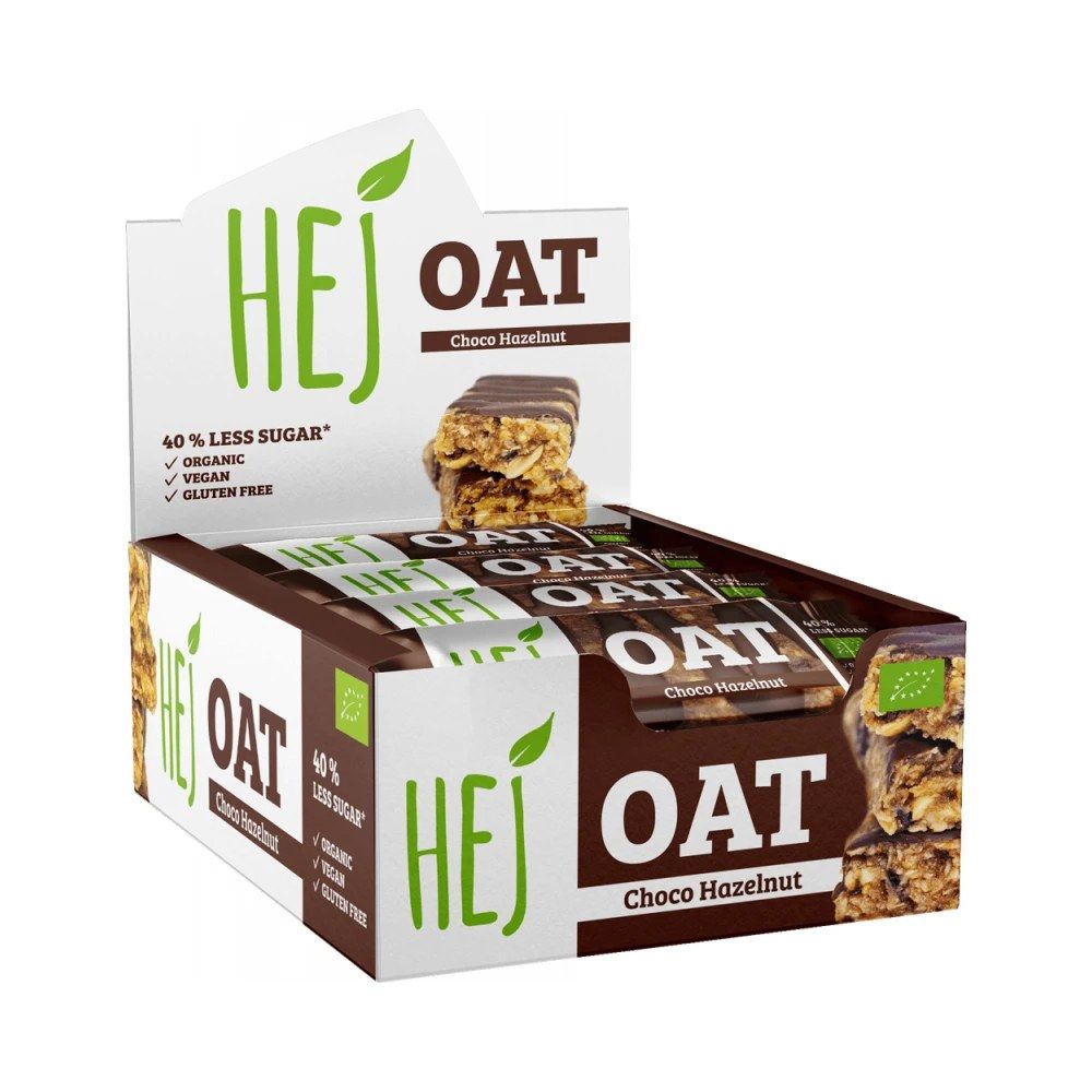 HEJ NATURAL - HEJ OAT BAR ORGANIC - 12 X 45 G
