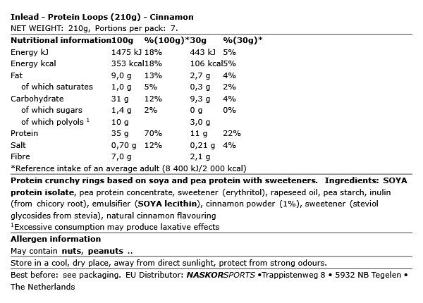 INLEAD - PROTEIN LOOPS - 210 G