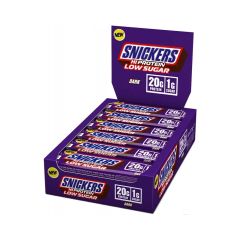 SNICKERS - DARK LOW SUGAR HIGH PROTEIN BAR - DARK CHOCOLATE - 12 X 57 G