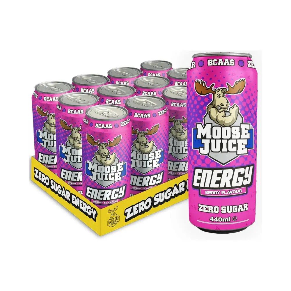 MUSCLE MOOSE - MOOSE JUICE ENERGY - 12 X 440 ML