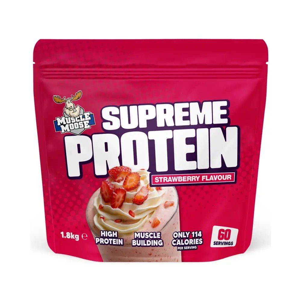 MUSCLE MOOSE - SUPREME PROTEIN - STRAWBERRY - 1800 G