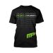 MUSCLEPHARM - CREW NECK FLAGSHIP TEE BLACK - MPTS407