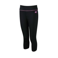 MUSCLEPHARM - WOMENS CAPRI PANT BLACK-HOT PINK - MPLPNT427