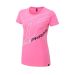 MUSCLEPHARM - WOMENS OUTLINE LOGO TEE HOT PINK - MPLTS487