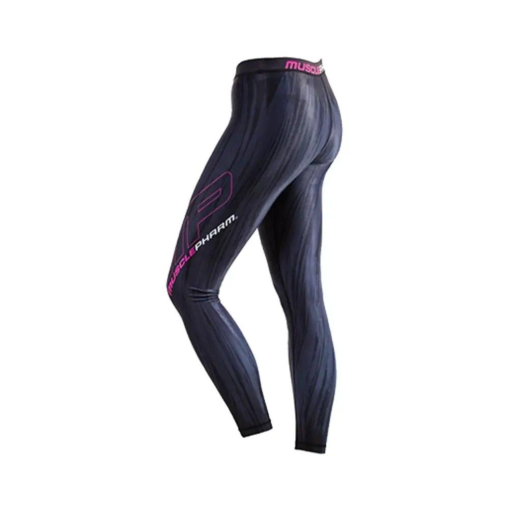 MUSCLEPHARM - WOMENS REFINED STROKE FULL LENGTH LEGGINGS BLACK - MPLPNT494