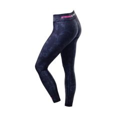 MUSCLEPHARM - WOMENS STRONG FLORAL FULL LENGTH LEGGINGS BLACK - MPLPNT514
