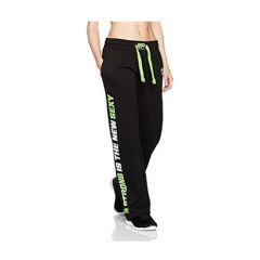MUSCLEPHARM - WOMENS SWEAT PANT BLACK / LIME - MPLPNT453LS