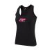 MUSCLEPHARM - WOMENS VEST BLACK-HOT PINK - MPLVST431