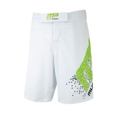 MUSCLEPHARM - WOVEN SHORT PIXEL WHITE - LIME - MPSHO421