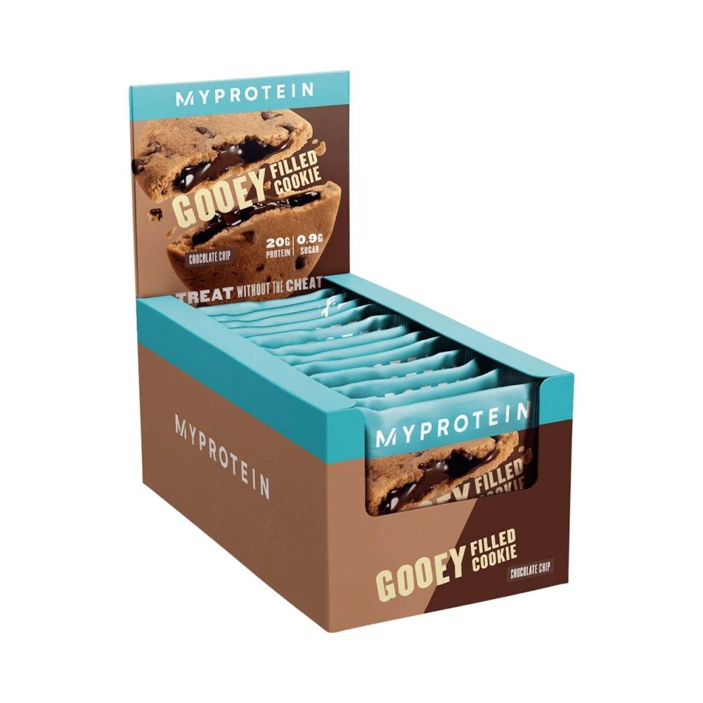 MYPROTEIN - FILLED PROTEIN COOKIE - CHOCOLATE CHIP - 12 X 75 G