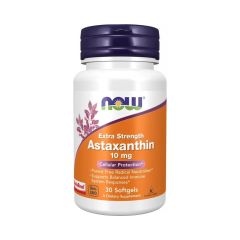 NOW - ASTAXANTHIN 10MG - 30 LÁGYKAPSZULA