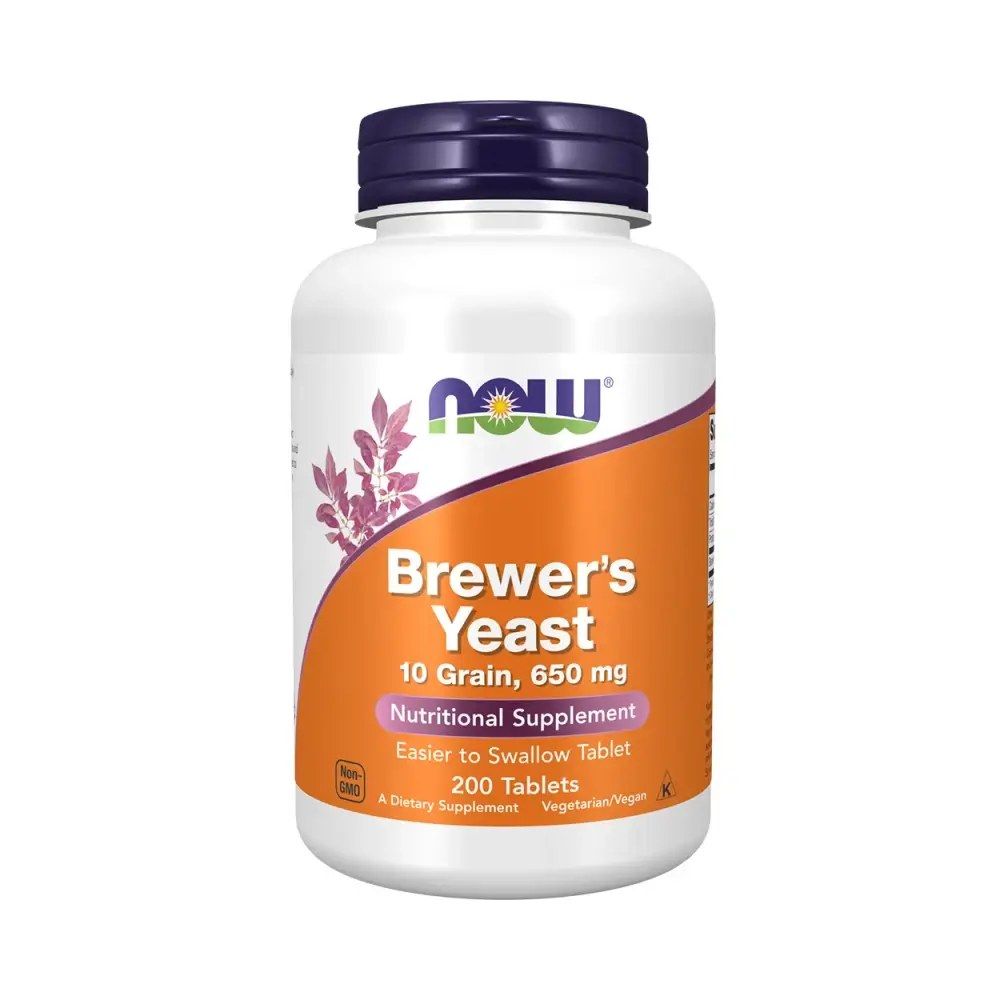 NOW - BREWER'S YEAST 650MG - 200 TABLETTA