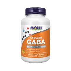 NOW - GABA CHEWABLE - ORANGE - 90 TABLETTA