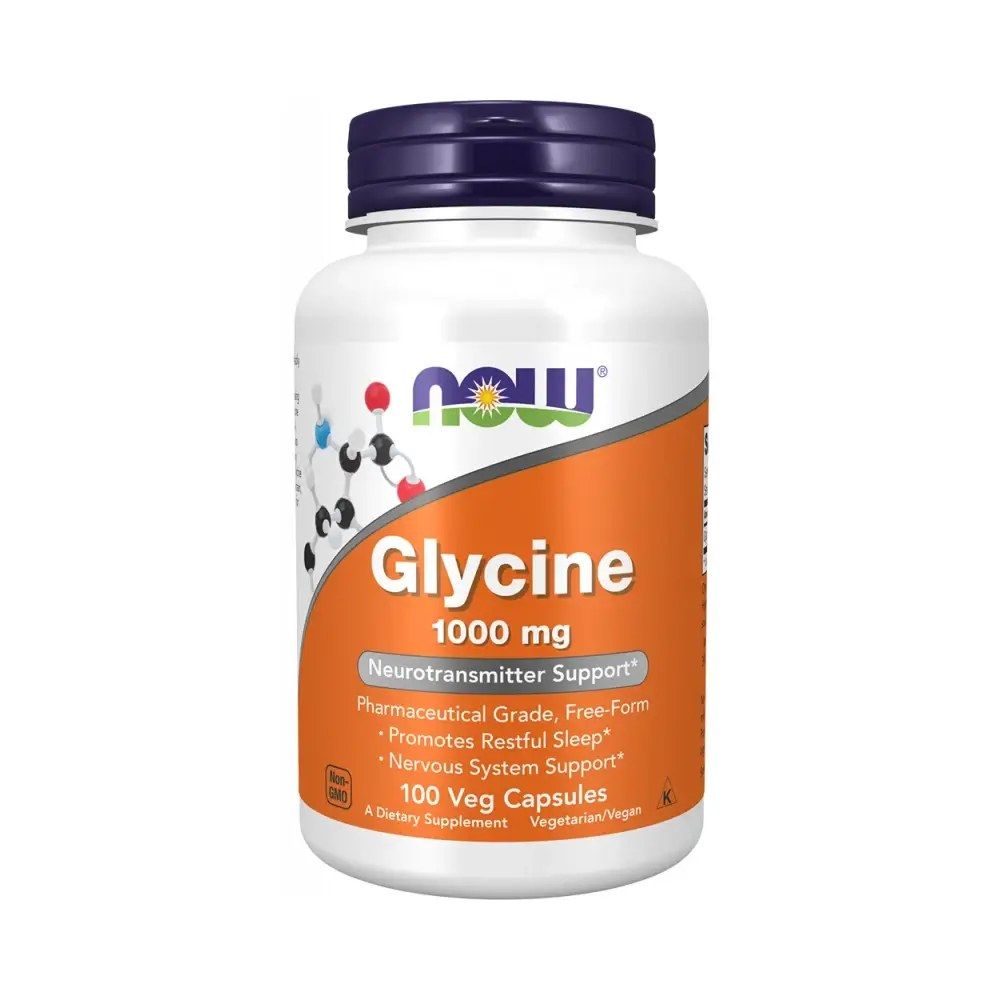 NOW - GLYCINE 1000MG - 100 KAPSZULA