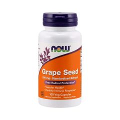 NOW - GRAPE SEED 100 MG STANDARDIZED EXTRACT - 100 KAPSZULA