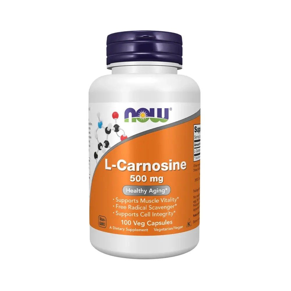 NOW - L-CARNOSINE 500MG - 100 KAPSZULA