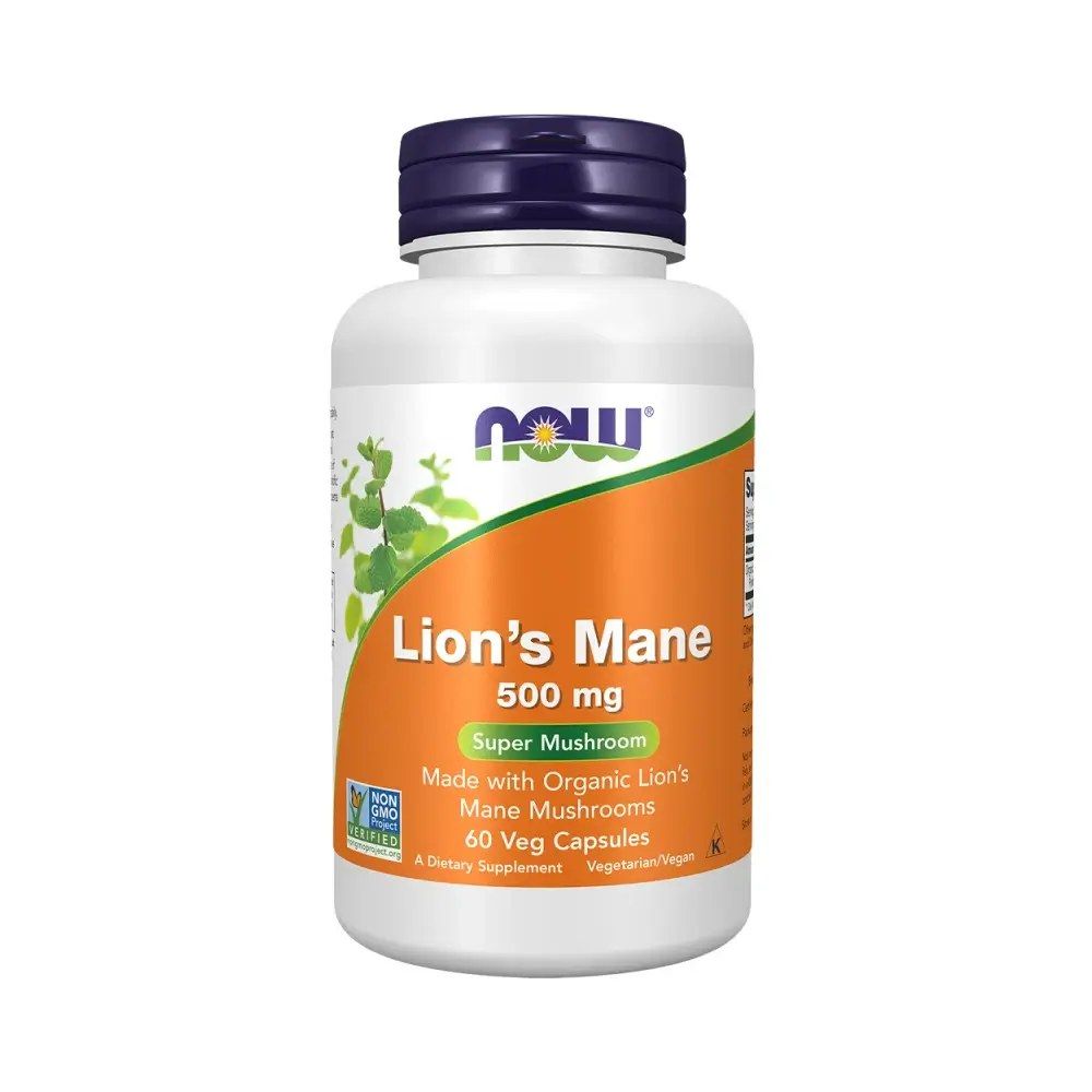 NOW - LION'S MANE 500MG - 60 KAPSZULA