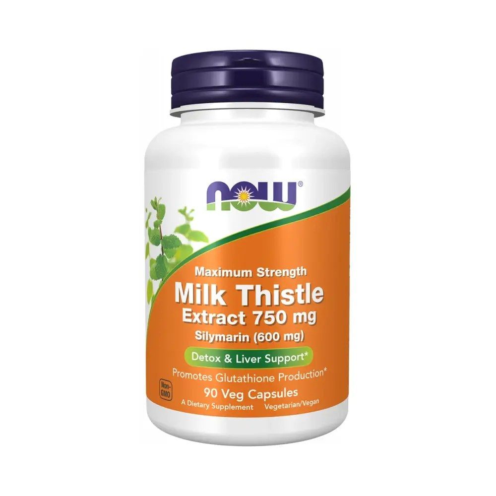 NOW - MILK THISTLE EXTRACT 750MG - 90 KAPSZULA