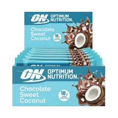 OPTIMUM NUTRITION - COCONUT PROTEIN BAR - CHOCOLATE SWEET COCONUT - 12 X 59 G