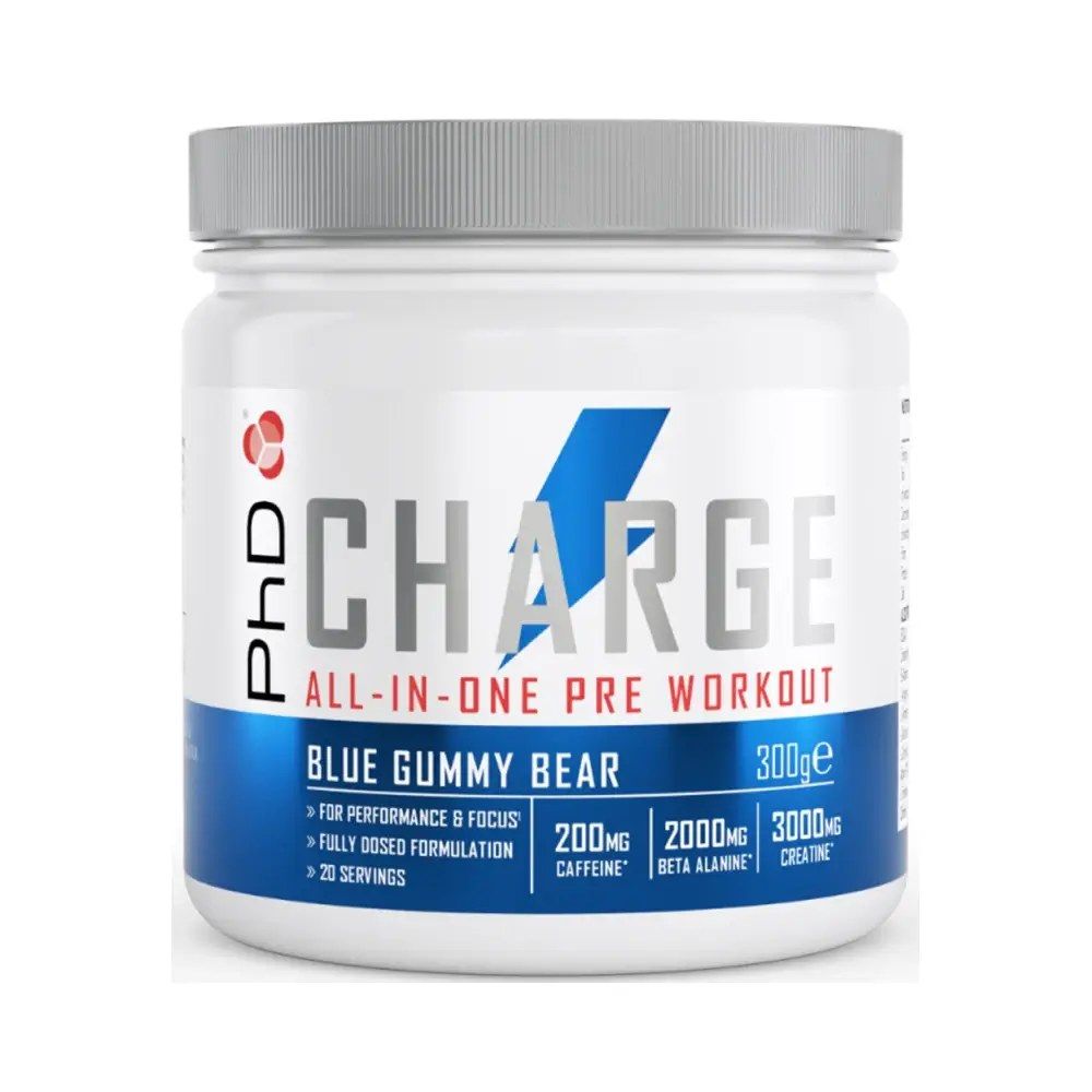 PHD NUTRITION - CHARGE ALL-IN-ONE PRE-WORKOUT - 300 G