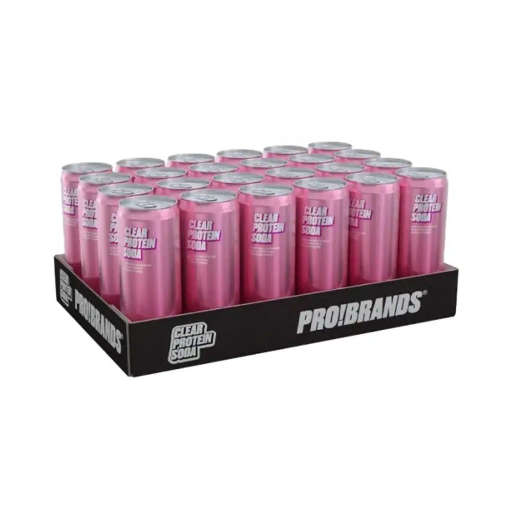 PROBRANDS - CLEAR PROTEIN SODA - 24 X 330 ML