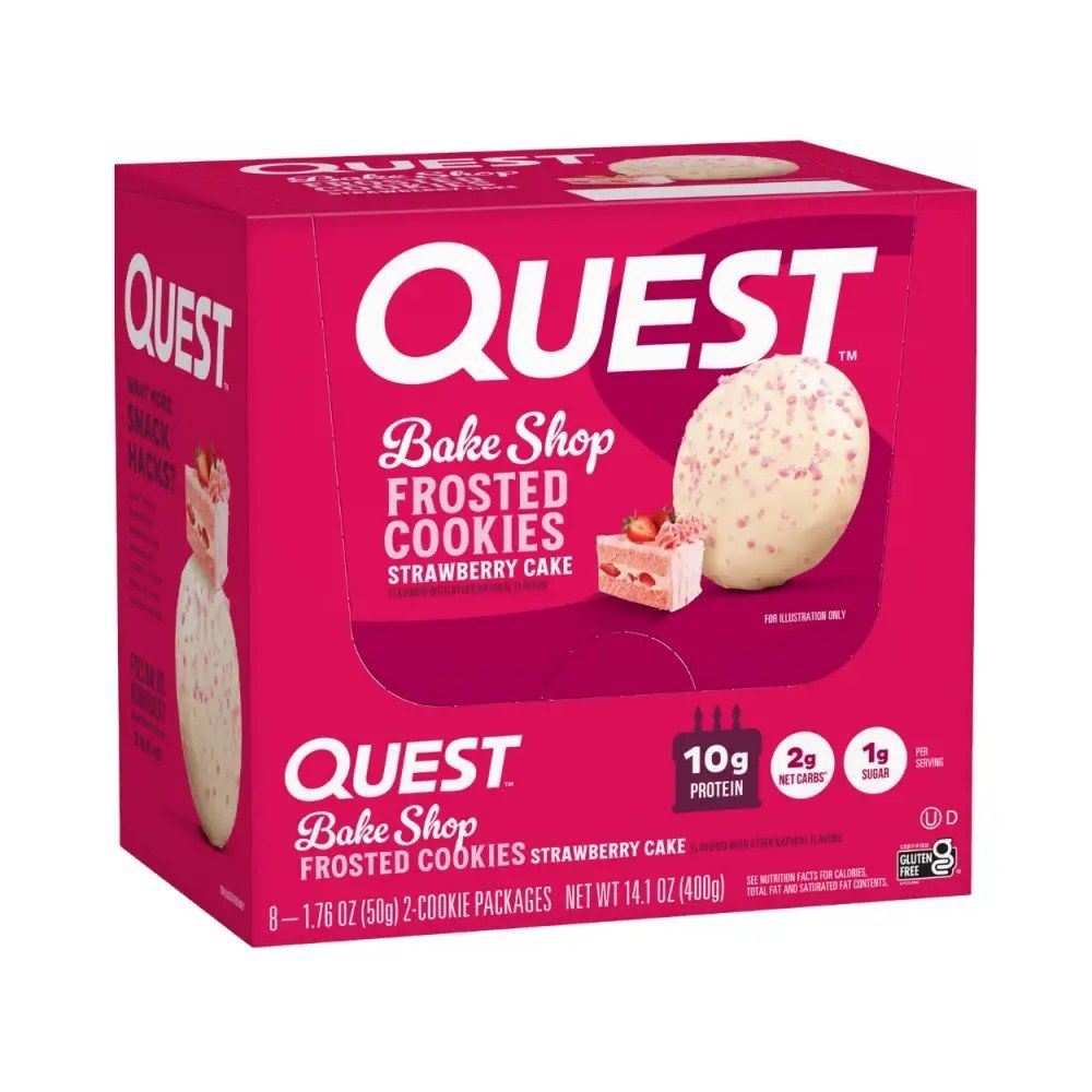 QUEST NUTRITION - PROTEIN FROSTED COOKIES - 8 X 50 G