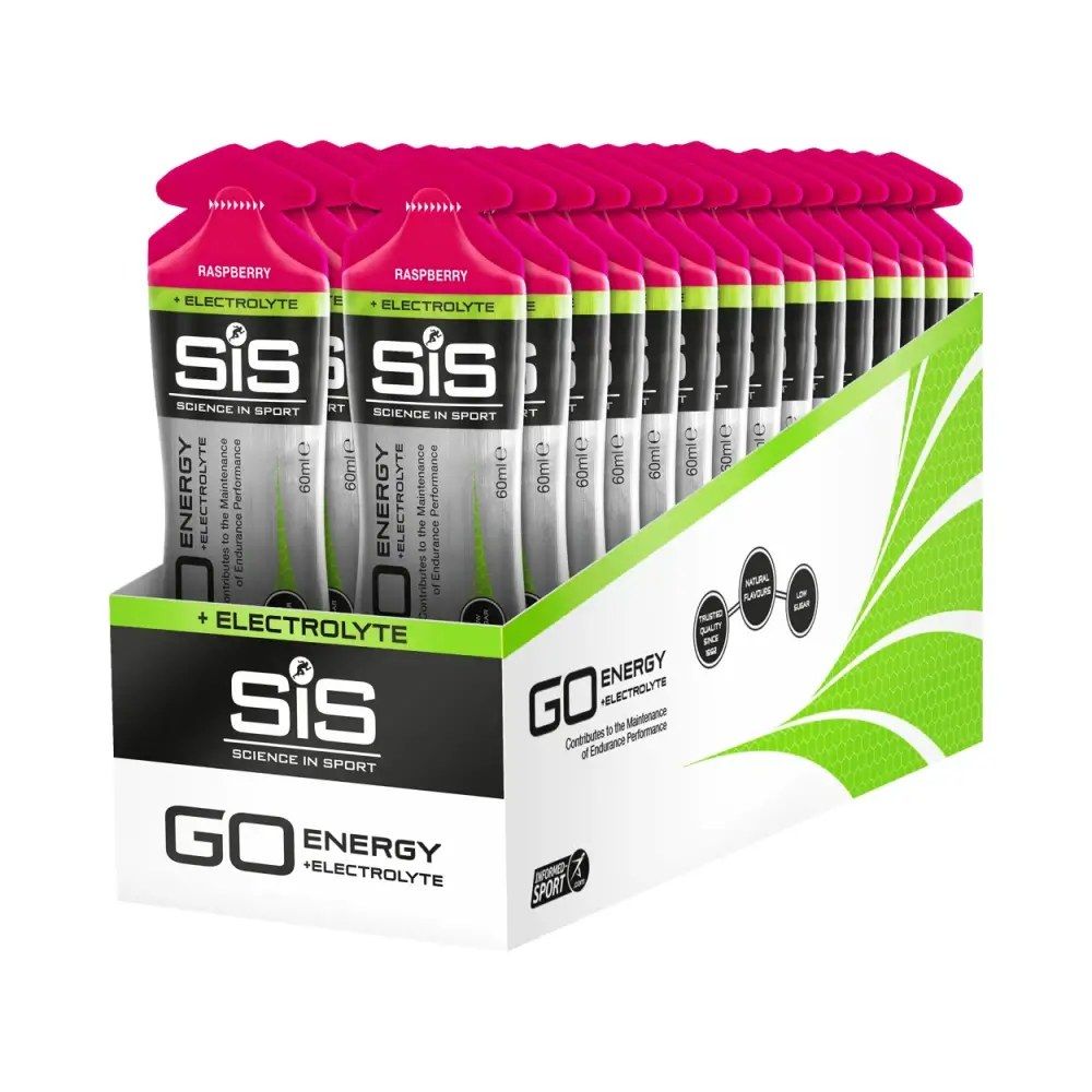 SIS - GO ENERGY + ELECTROLYTE GELS - 30 X 60 ML