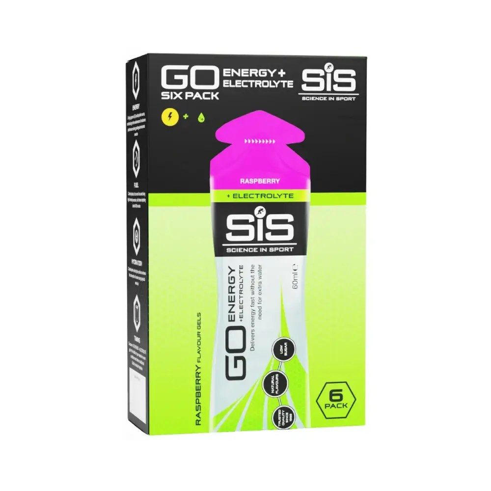 SIS - GO ENERGY + ELECTROLYTE GELS - 6 X 60 ML