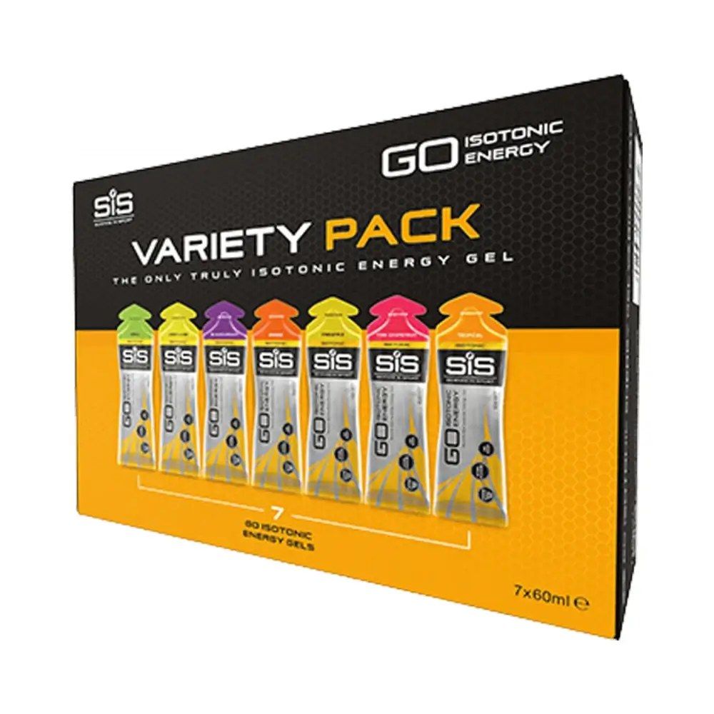SIS - GO ISOTONIC ENERGY GELS - MIXED - 7 X 60 ML