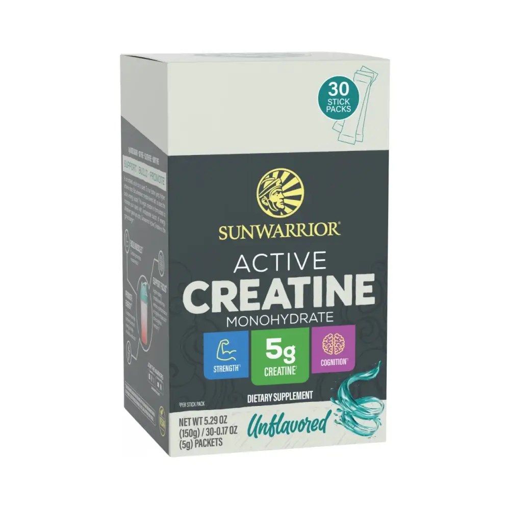 SUNWARRIOR - ACTIVE CREATINE MONOHYDRATE STICKS - 30 X 5 G