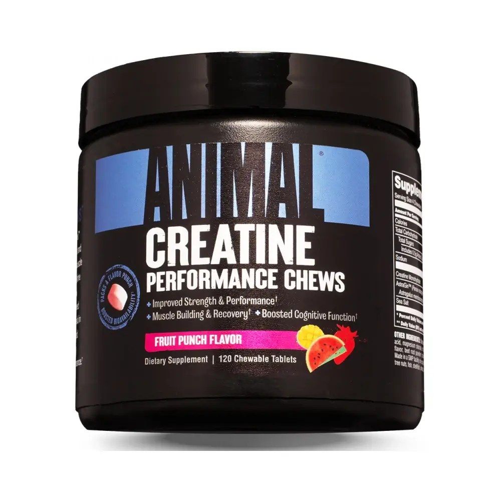 UNIVERSAL - ANIMAL CREATINE CHEWS - 120 TABLETTA
