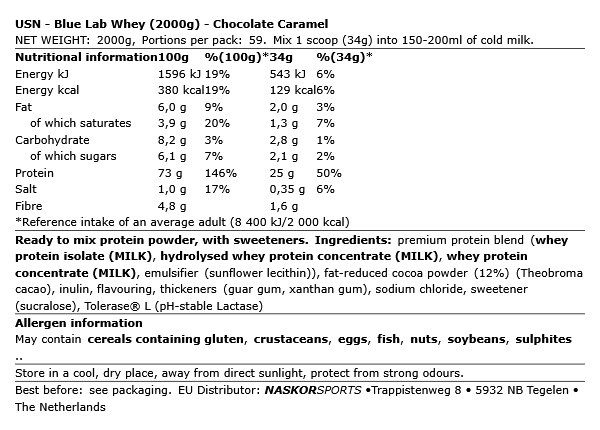 USN - BLUE LAB WHEY - 2000 G