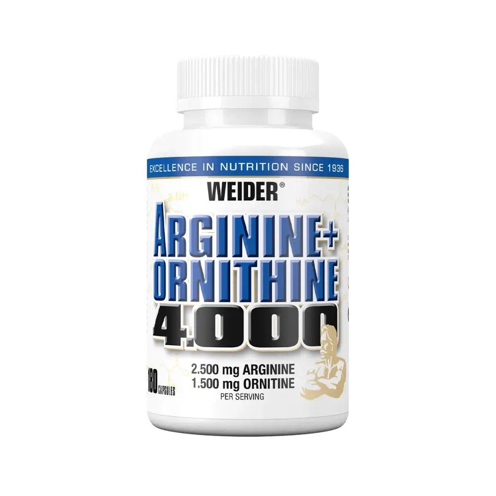 WEIDER - ARGININE + ORNITHINE 4000 - 180 KAPSZULA