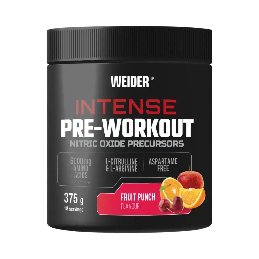 WEIDER - INTENSE PRE-WORKOUT - FRUIT PUNCH - 375 G