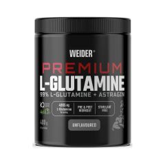 WEIDER - PREMIUM L-GLUTAMINE + ASTRAGIN - ÍZESÍTETLEN - 400 G