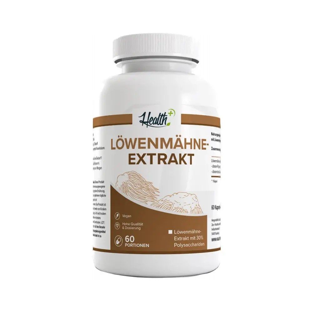 ZEC+ - HEALTH+ LION'S MANE EXTRACT - 60 KAPSZULA