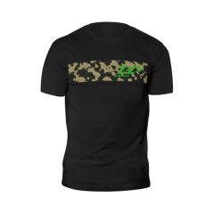 ZEC+ - T-SHIRT CAMOU SHIRT BLACK GREEN LOGO