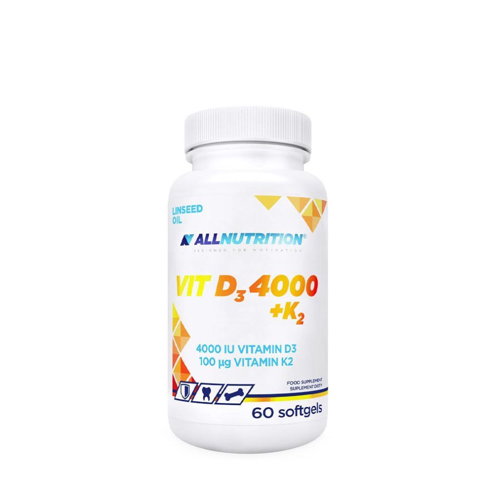 ALLNUTRITION - D3 4000 + K2 - 60 LÁGYKAPSZULA