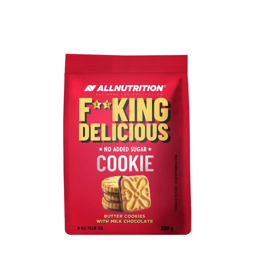 ALLNUTRITION - FITKING COOKIE BUTTER COOKIES WITH MILK CHOCOLATE - 200 G