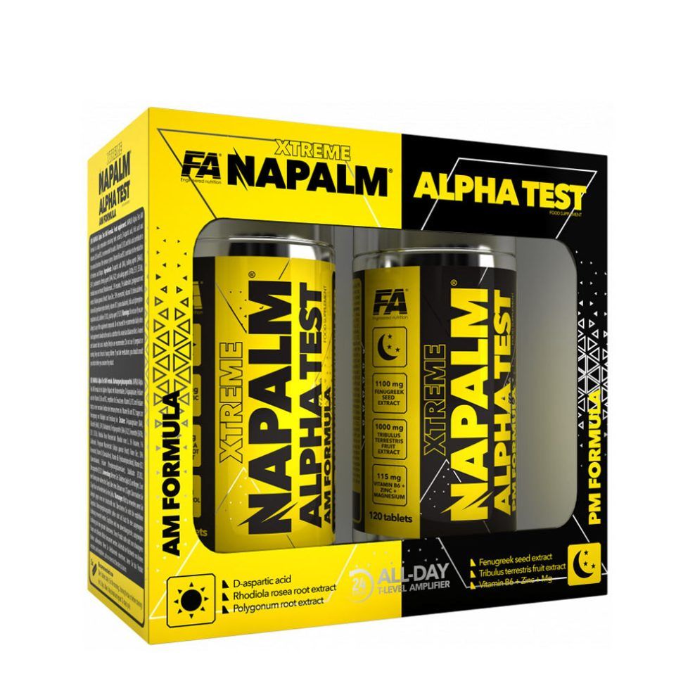 FA - XTREME NAPALM ALPHA TEST (AM PM FORMULA) - 240 TABLETTA