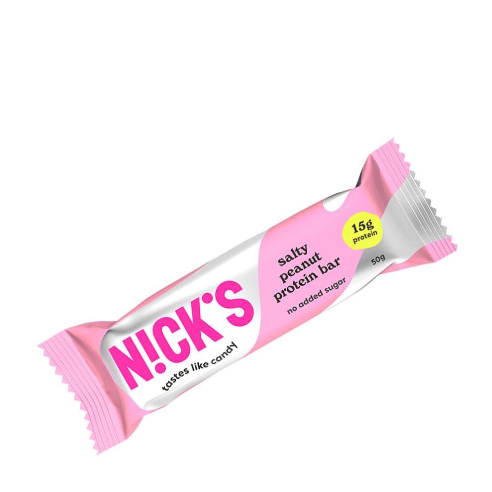 NICK'S - SALTY PEANUT PROTEIN BAR - 50 G