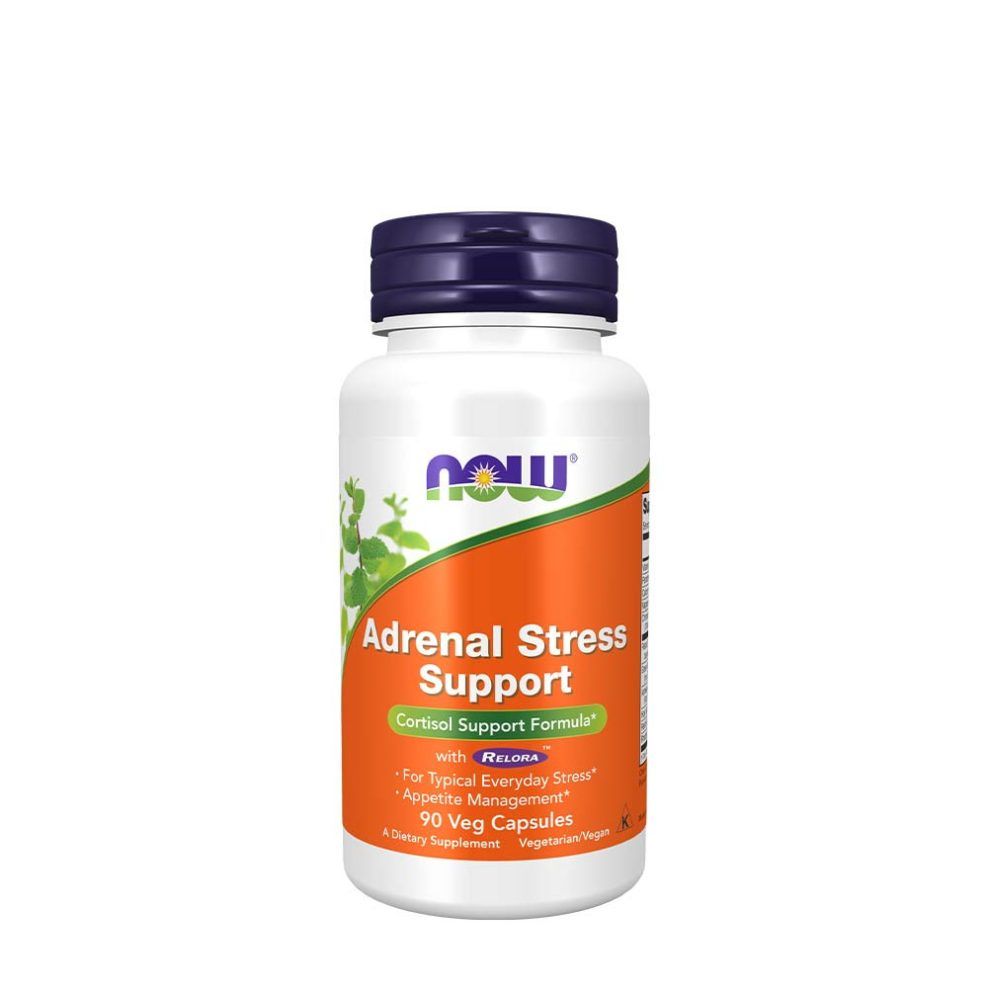NOW FOODS - ADRENAL STRESS SUPPORT WITH RELORA - 90 KAPSZULA