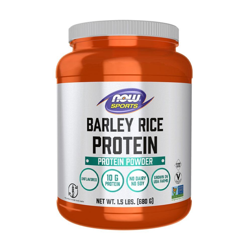 NOW FOODS - BARLEY RICE PROTEIN POWDER - 680 G