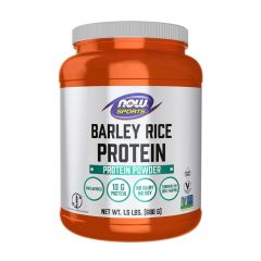 NOW FOODS - BARLEY RICE PROTEIN POWDER - 680 G