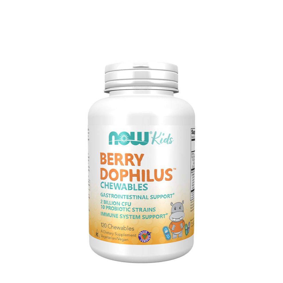 NOW FOODS - BERRYDOPHILUS - 120 RÁGÓTABLETTA