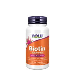 NOW FOODS - BIOTIN 5,000 MCG - 60 KAPSZULA